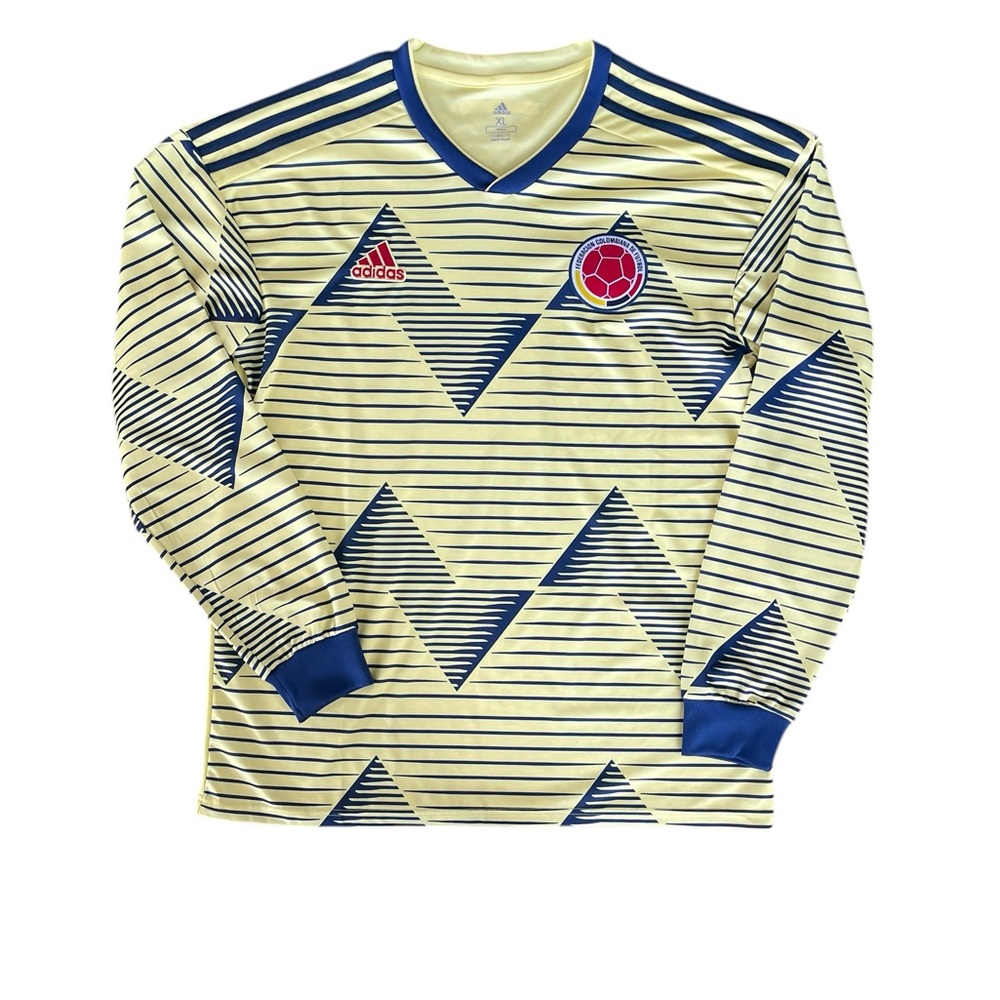 Colombia National Soccer Team 2019 Adidas Home Jersey size XL